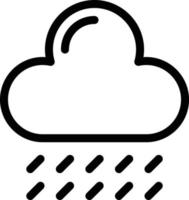 ilustración de vector de lluvia de nubes en un fondo. símbolos de calidad premium. iconos vectoriales para concepto y diseño gráfico.