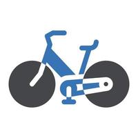 ilustración de vector de ciclo de bicicleta en un fondo. símbolos de calidad premium. iconos vectoriales para concepto y diseño gráfico.