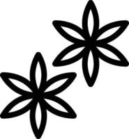 star anise vector illustration on a background.Premium quality symbols.vector icons for concept and graphic design.