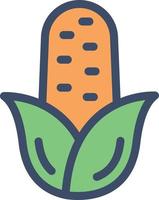 corn vector illustration on a background.Premium quality symbols.vector icons for concept and graphic design.