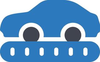 Ilustración de vector de coche transportador sobre un fondo. Símbolos de calidad premium. Iconos vectoriales para concepto y diseño gráfico.