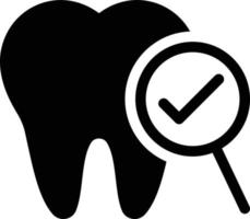 ilustración vectorial de dientes en un fondo. símbolos de calidad premium. iconos vectoriales para concepto y diseño gráfico. vector