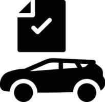 papeles de coche ilustración vectorial sobre un fondo. símbolos de calidad premium. iconos vectoriales para concepto y diseño gráfico. vector