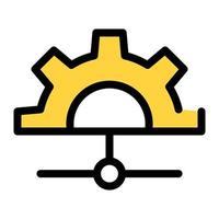 setting connection vector illustration on a background.Premium quality symbols.vector icons for concept and graphic design.