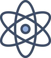 atom vector illustration on a background.Premium quality symbols.vector icons for concept and graphic design.