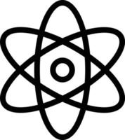 atom vector illustration on a background.Premium quality symbols.vector icons for concept and graphic design.