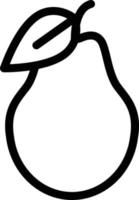 pear vector illustration on a background.Premium quality symbols.vector icons for concept and graphic design.