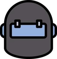worker helmet vector illustration on a background.Premium quality symbols.vector icons for concept and graphic design.
