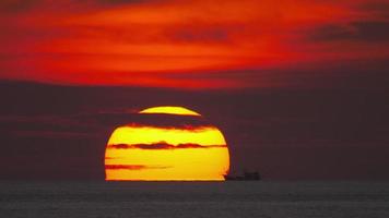 solnedgång landskap på phuket video