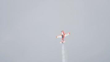 World champion performs aerobatics