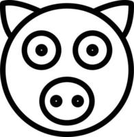 pig vector illustration on a background.Premium quality symbols.vector icons for concept and graphic design.