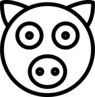 pig vector illustration on a background.Premium quality symbols.vector icons for concept and graphic design.