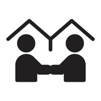closeness vector illustration on a background.Premium quality symbols.vector icons for concept and graphic design.