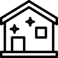 ilustración de vector de brillo de casa en un fondo. símbolos de calidad premium. iconos vectoriales para concepto y diseño gráfico.