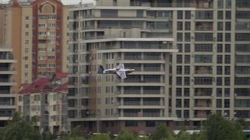 Red Bull challenge airplane at the stage video