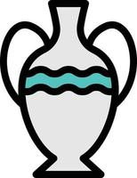 vase vector illustration on a background.Premium quality symbols.vector icons for concept and graphic design.