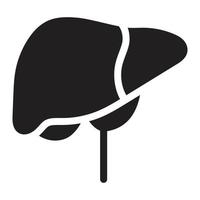 liver vector illustration on a background.Premium quality symbols.vector icons for concept and graphic design.