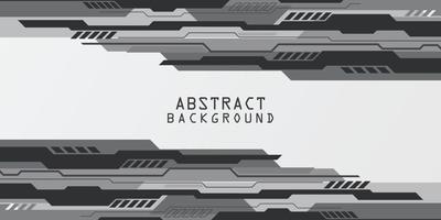 diseño de tecnología futurista geométrica gris abstracto vectorial para el fondo. vector