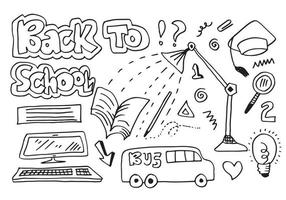 Vector illustration of back to school. Good for wrapping paper and website wallpapers.