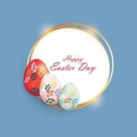 Happy Easter Day vector