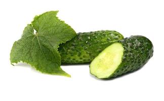 cucumber and leaf photo