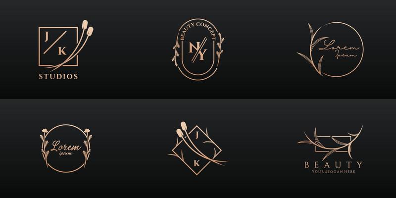 Luxury logo design collection for brand and corporate identity