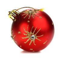 bola de decoraciones para año nuevo y navidad foto