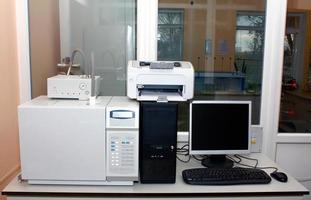 laboratory equipment for determination of analyses photo