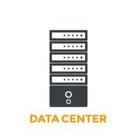 server, data center vector icon