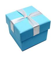 blue box for gifts photo