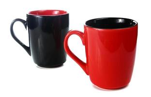 black and red cup photo