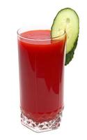 tomato juice and cucumber photo
