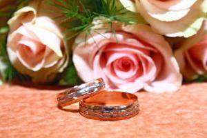 wedding gold rings photo