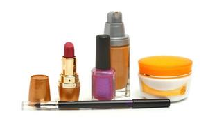 group cosmetics for woman photo