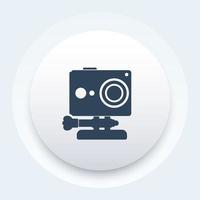 action camera icon vector