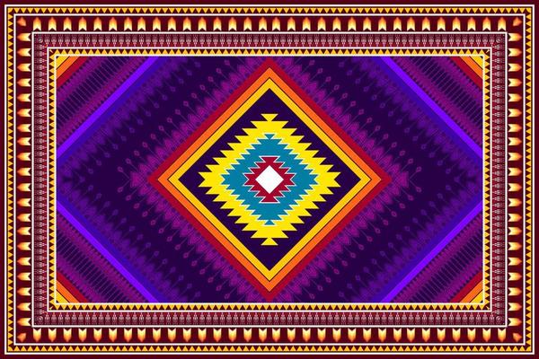 Abstract geometric ethnic pattern design. Aztec fabric carpet mandala ornament ethnic chevron textile decoration wallpaper. Tribal boho native ethnic traditional embroidery vector background