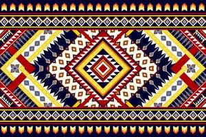 diseño de patrones étnicos geométricos abstractos. tela azteca alfombra mandala ornamento étnico chevron textil decoración papel tapiz. Fondo de vector de bordado tradicional étnico nativo boho tribal