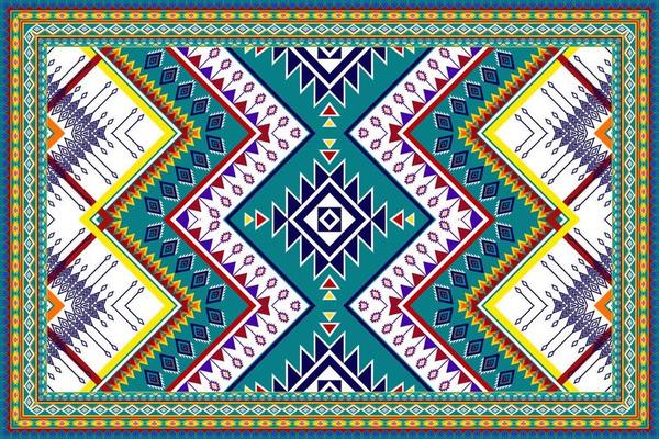 Abstract geometric ethnic pattern design. Aztec fabric carpet mandala ornament ethnic chevron textile decoration wallpaper. Tribal boho native ethnic traditional embroidery vector background
