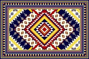 diseño de patrones étnicos geométricos abstractos. tela azteca alfombra mandala ornamento étnico chevron textil decoración papel tapiz. Fondo de vector de bordado tradicional étnico nativo boho tribal