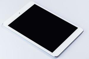 White tablet pc photo