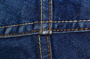 Closeup of denim texture photo