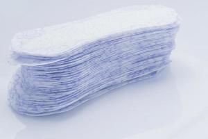 Stack of Sanitary napkins photo