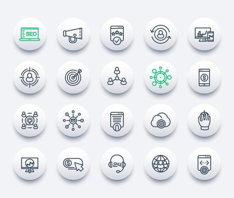 Marketing Icons Vector Art, Icons, and Graphics for Free Download
