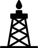 oil tower vector illustration on a background.Premium quality symbols.vector icons for concept and graphic design.