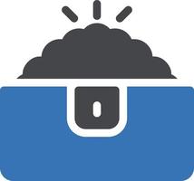 treasure box vector illustration on a background.Premium quality symbols.vector icons for concept and graphic design.