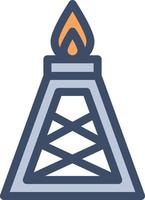 oil factory vector illustration on a background.Premium quality symbols.vector icons for concept and graphic design.