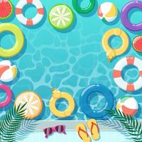 Pool Party Graphic Element Design. PNG Images