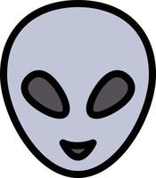 alien vector illustration on a background.Premium quality symbols.vector icons for concept and graphic design.