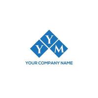 YYM letter logo design on white background. YYM creative initials letter logo concept. YYM letter design. vector