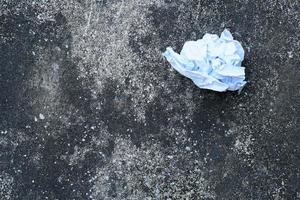 White crumpled paper texture. Abstract paper pattern for background. photo